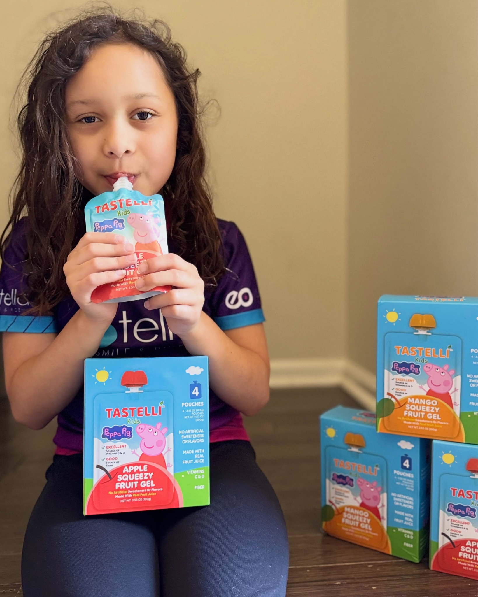 Pure bliss! ✨ Sofia can’t get enough of her TASTELLI Peppa Pig Kids 

All-Natural Fruit Gel Snack! Real mango & apple juice, only 40 calories, no artificial flavors, and just a hint of organic cane sugar. 

Healthy and delicious❤️ what more could a parent ask for?

What’s your secret weapon for keeping snack time fun and healthy? Share your tips! 👇

#LTKdayinmylife #LTKKids #LTKActive