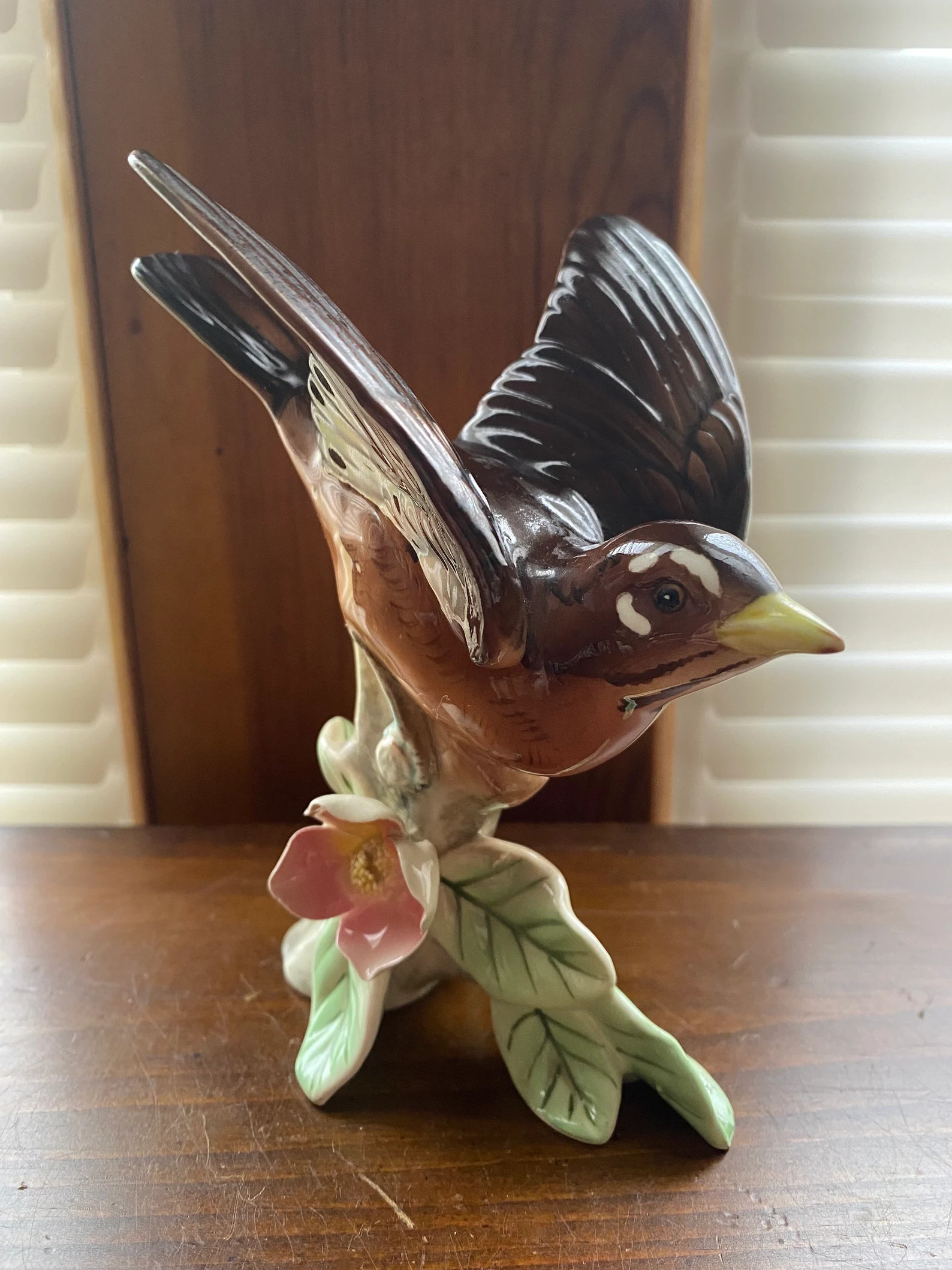 Vintage Bird Figurine 6 Branch and Flowers - Etsy | Etsy (US)