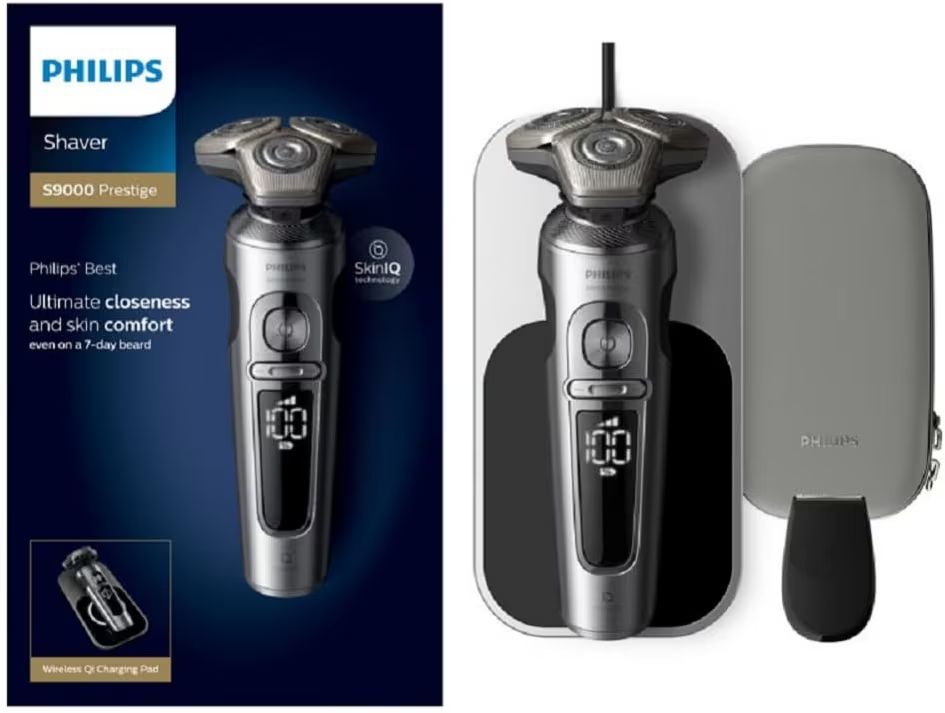 Philips Male Grooming Shaver Series S9000 Prestige, SP9871/13, Black/Grey | Amazon (CA)