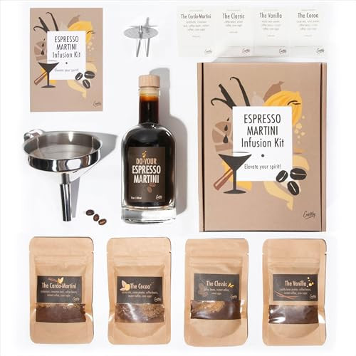 Espresso Martini Infusion Kit | Homemade Cocktails Kit | Espresso Martini Kit | Natural Cocktail Blends | Gift for Men & Women | Birthday Gifts for Him & Her | Amazon (US)