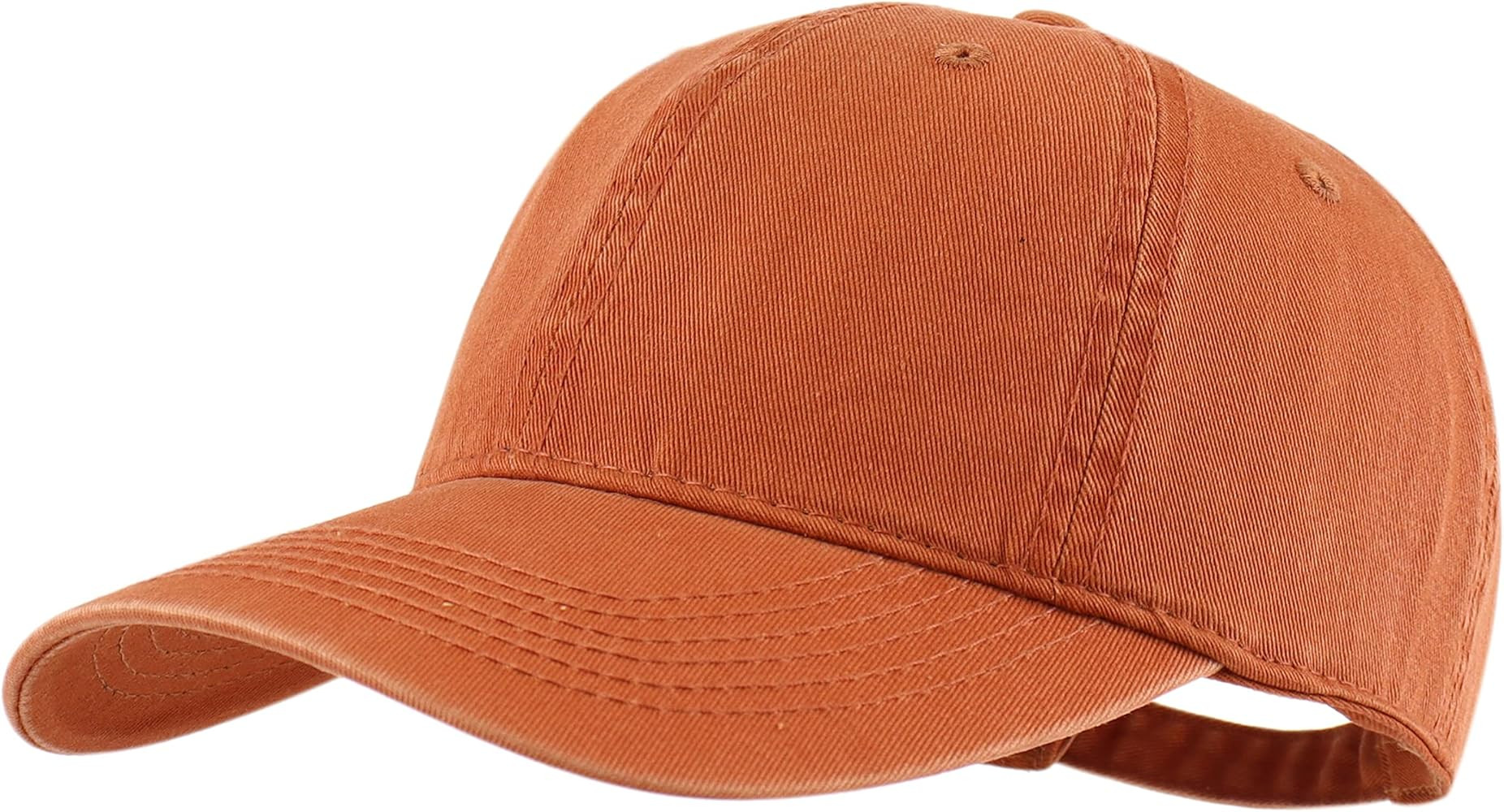 LANGZHEN Unisex Baseball Cap 100% Cotton Fits Men Women Washed Denim Adjustable Dad Hat | Amazon (US)