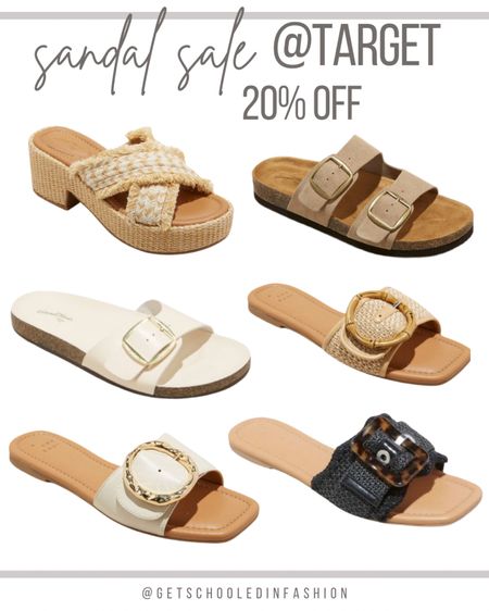 Target sandals 20% off 

#LTKShoeCrush #LTKFindsUnder50 #LTKSaleAlert