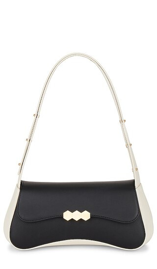 Culita Baguette Bag in Black & White | Revolve Clothing (Global)