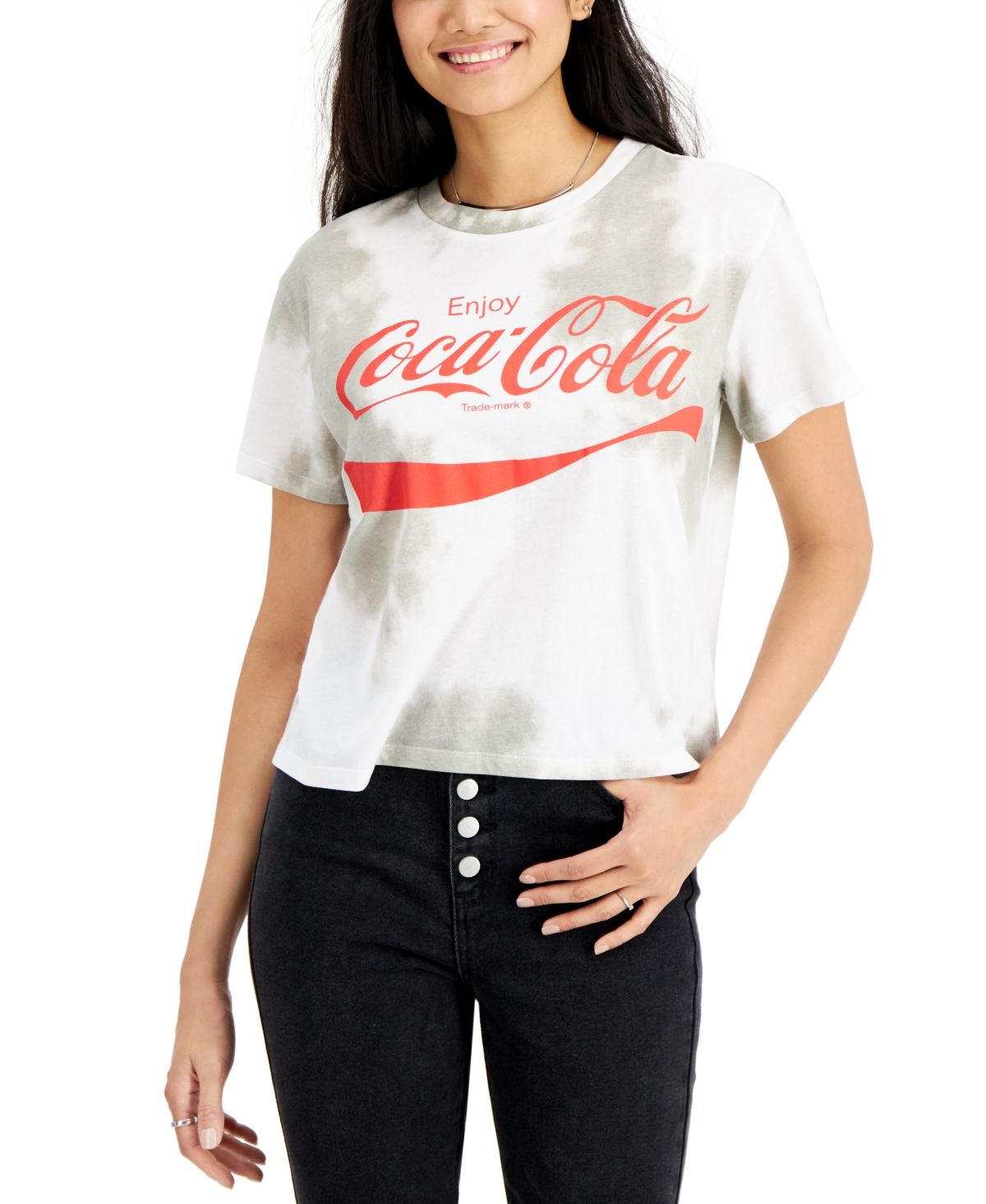 Freeze 24-7 Juniors' Tie-Dye Coca-Cola T-Shirt | Macys (US)