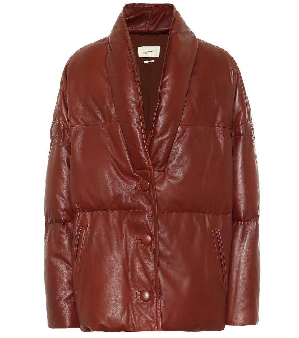 Carterae leather puffer jacket | Mytheresa (UK)
