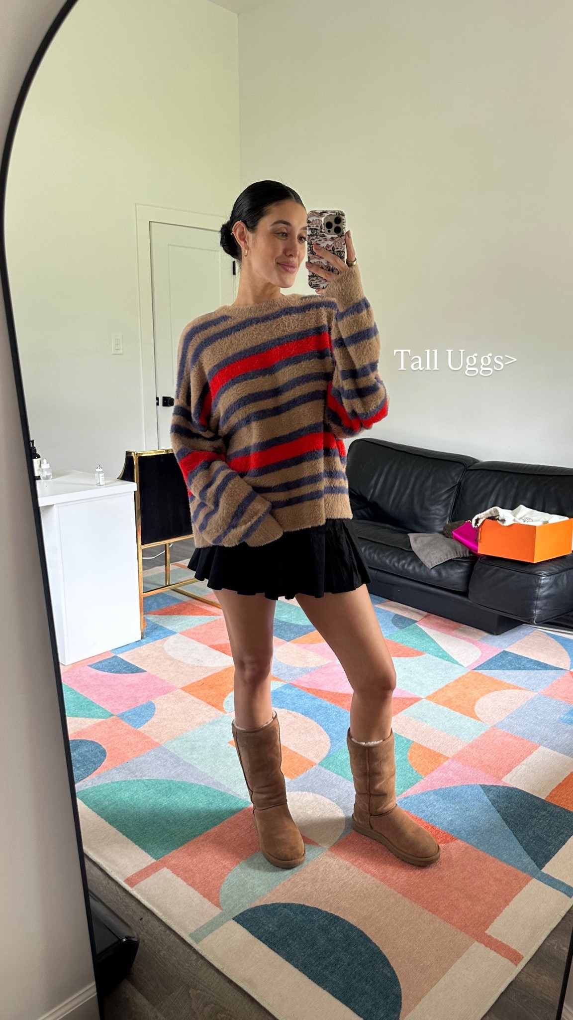 Tall Uggs outfit 


Preppy outfit, black skirt, black skort, black mini skirt outfit, oversized sweater outfit, eyelash sweater, Austin outfit, millenial outfit, slicked back bun

#LTKgrwm #LTKootd #LTKBeauty