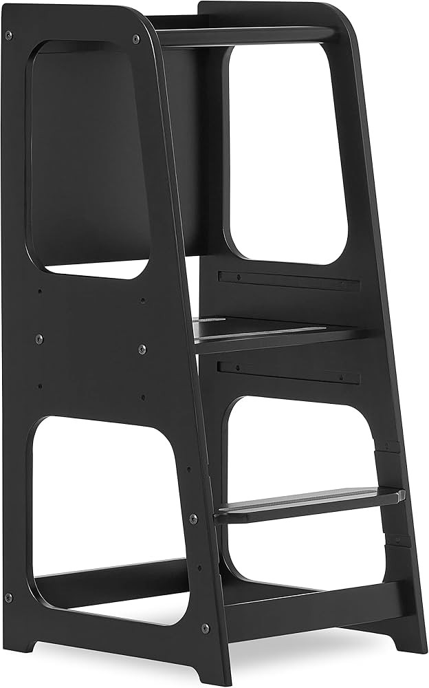 Dream On Me Explora Tower & Step Stool in Black, Anti-Slip Base, Multipurpose Kids Step Stool, 3 ... | Amazon (US)