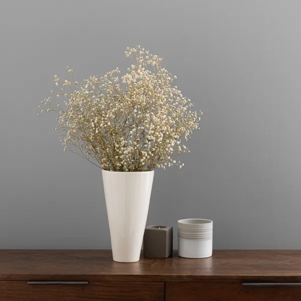 Dried White Gypsophila Bouquet | Dunelm (migrated)