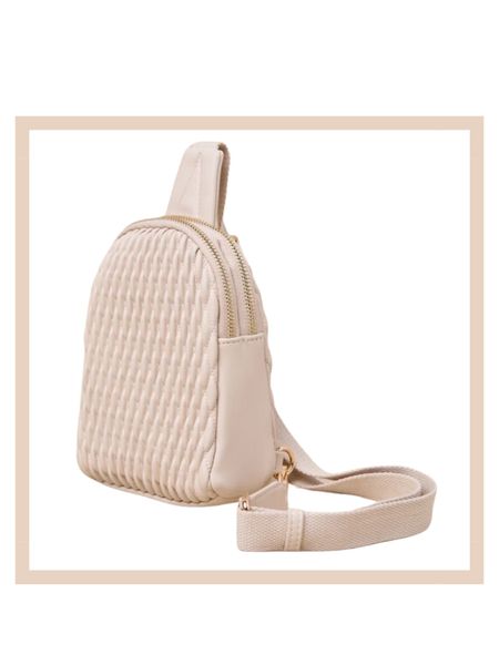 Beige quilted mini backpack purse bag

#LTKfindsunder100 #LTKitbag #LTKstyletip