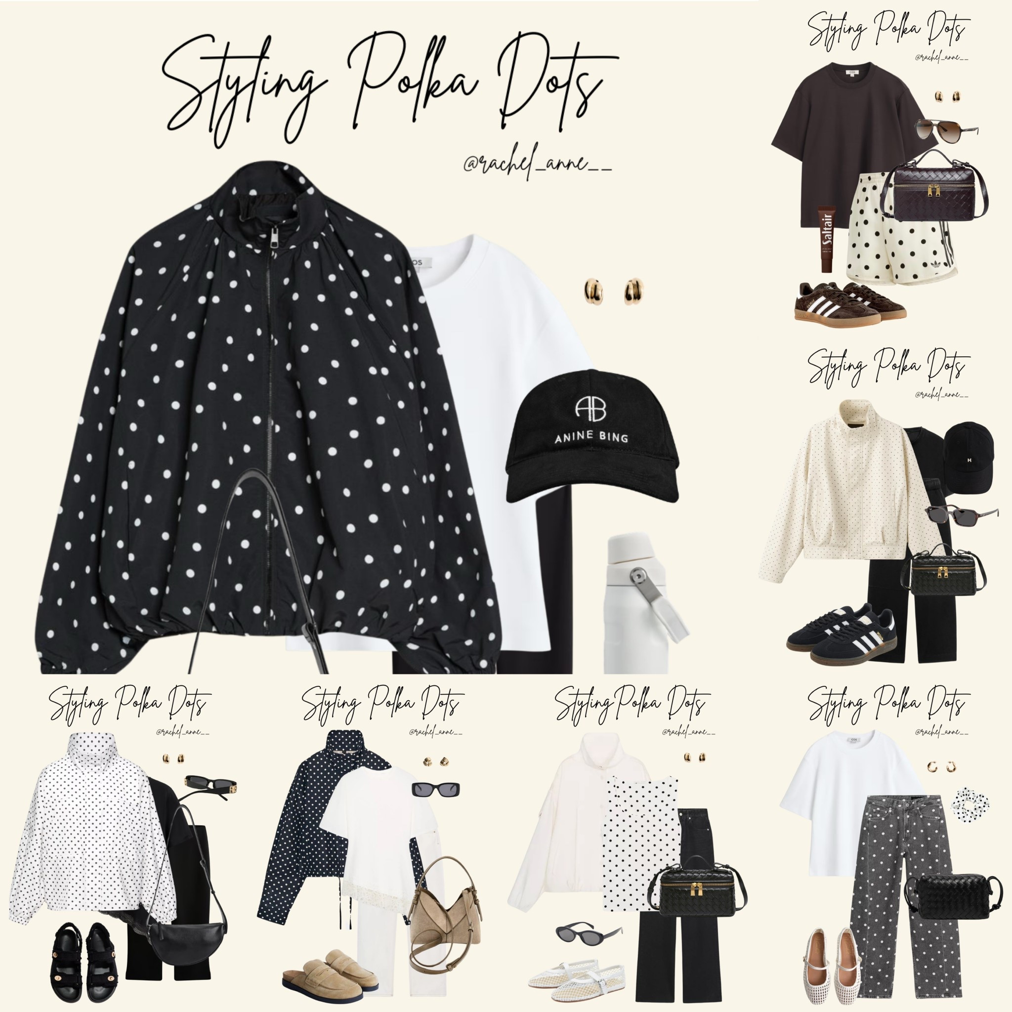 STYLING POLKA DOTS 🖤🤍
Love them!! 
So many nice looks, all the new jackets! 

#LTKuk #LTKspring #LTKeurope