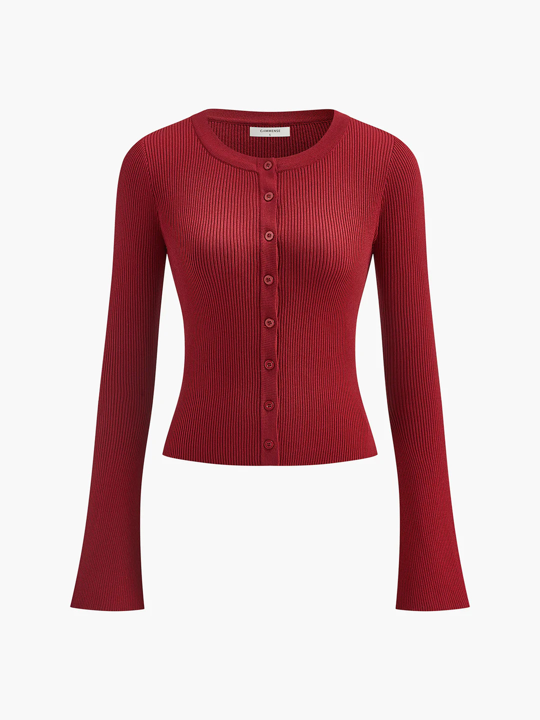 Ribbed Button Down Thin Cardigan | Commense