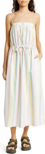Stripe Organic Cotton Maxi Dress | Nordstrom