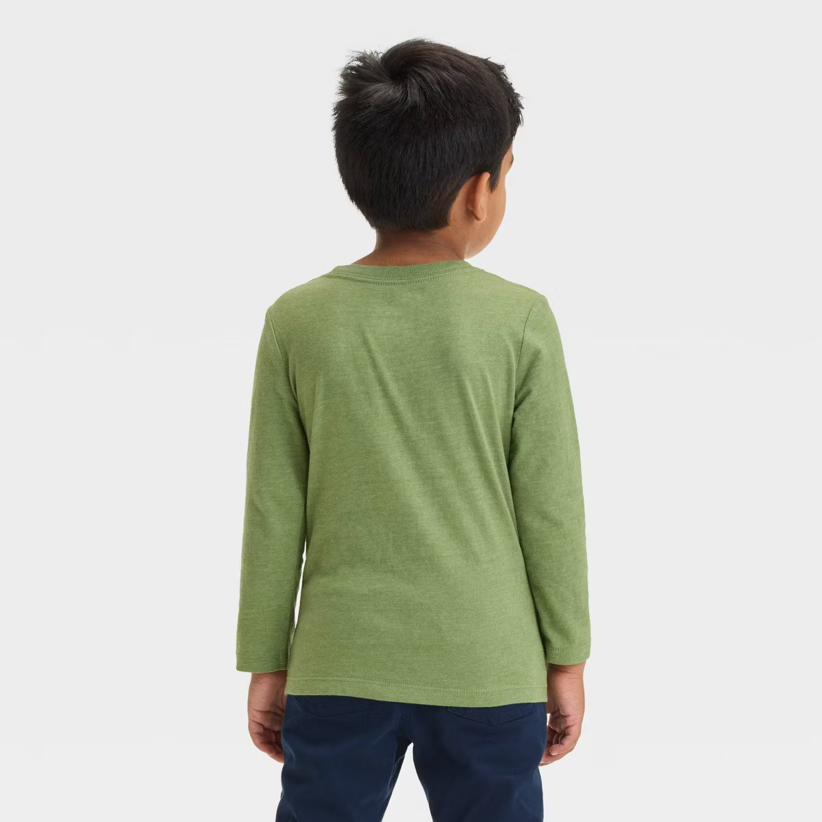Toddler Boys' Long Sleeve Jersey Pocket T-Shirt - Cat & Jack™ | Target