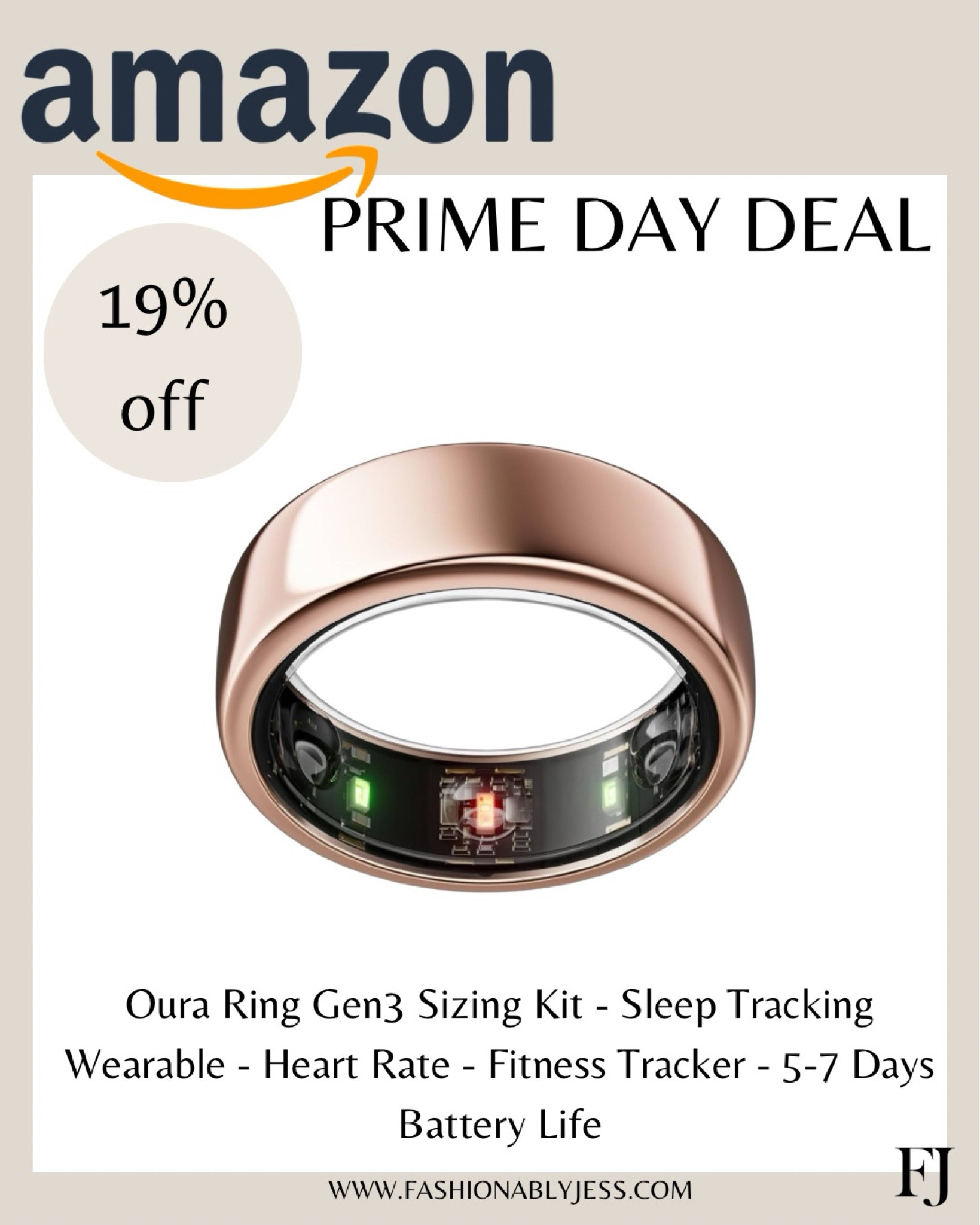Absolutely love the Oura ring for fitness tracking 🏋️

#LTKxPrimeDay #LTKOver40 #LTKGiftGuide
