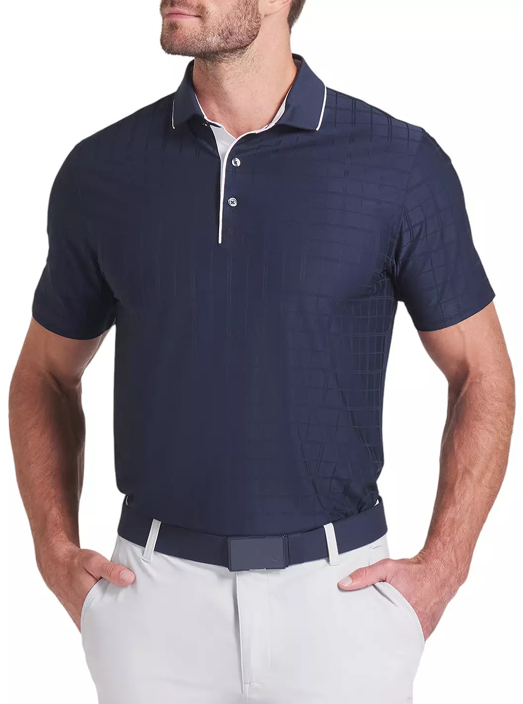 PUMA Men's Jacquard Check Golf Polo | DICK'S Sporting Goods