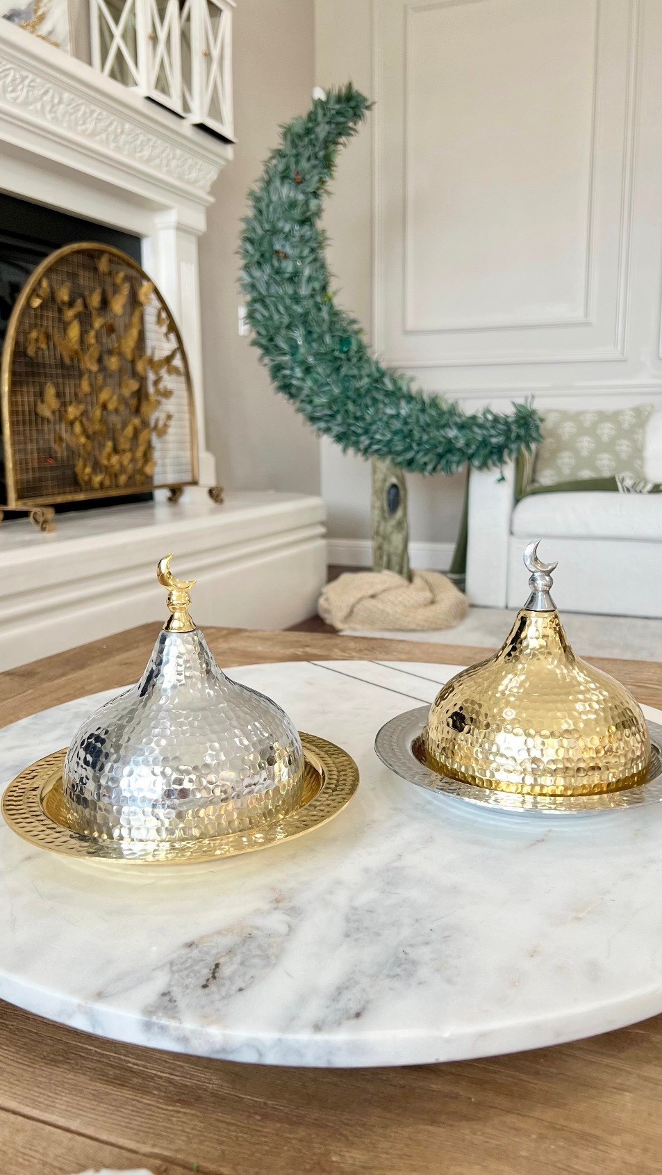 Ramadan and Eid plate dome 