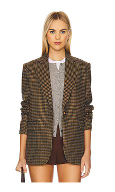 Elodie Alex Blazer in Brown Combo from Revolve.com | Revolve Clothing (Global)