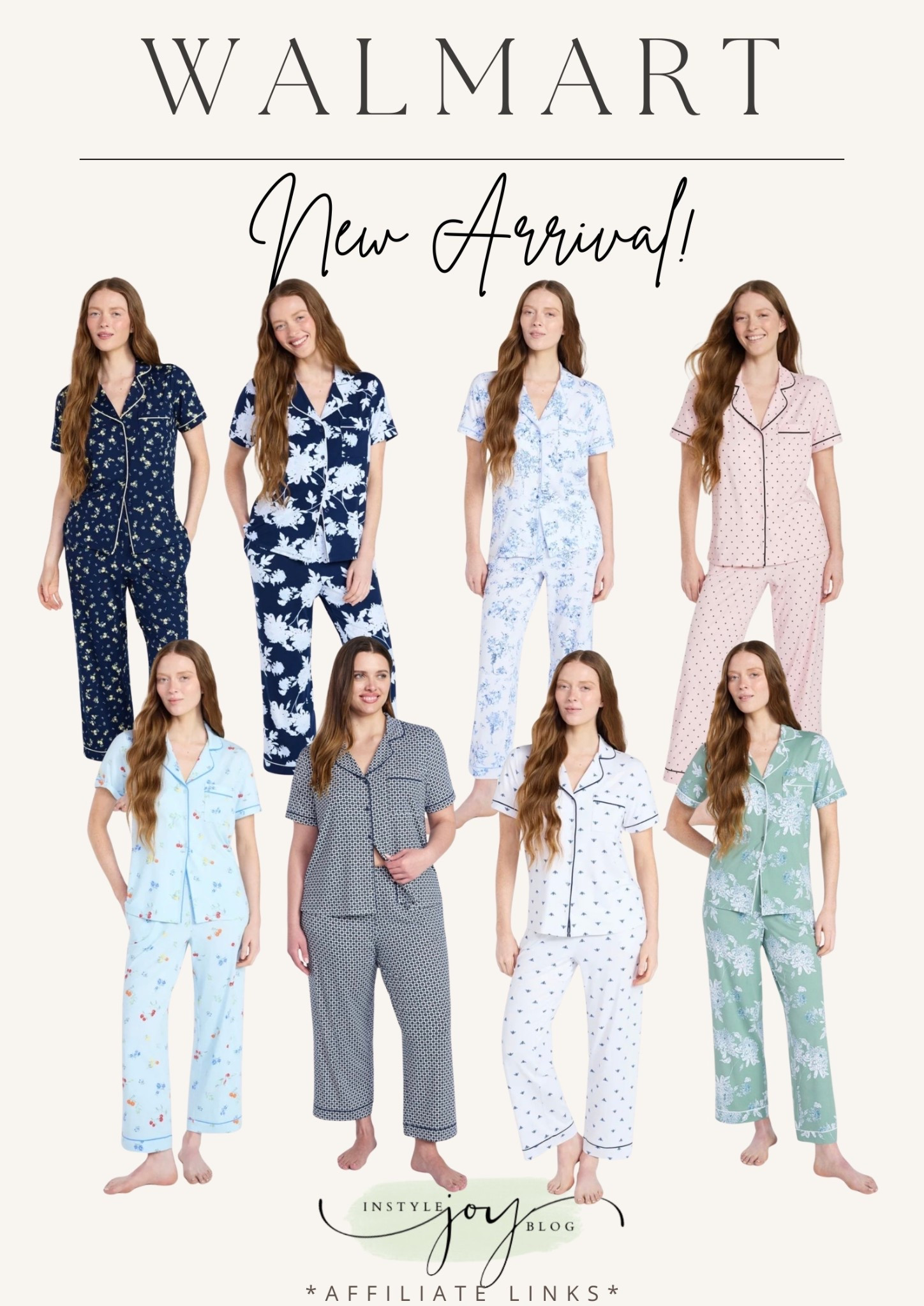Walmart Joyspun Women's Dreamy Soft Collection Notch Collar Top and Capri Pants Pajama Set, 2-Piece, Sizes XS-3X / travel pjs / vacation pajamas 

#LTKTravel #LTKmorningroutine #LTKSeasonal