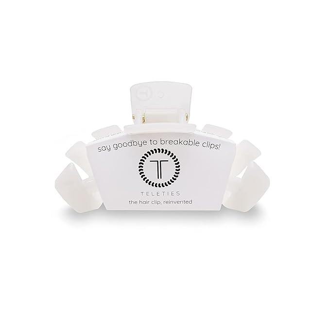 TELETIES - Large Hair Clip - Strong Grip, Bendable Teeth, Comfortable Curved Design - Ideal for T... | Amazon (US)