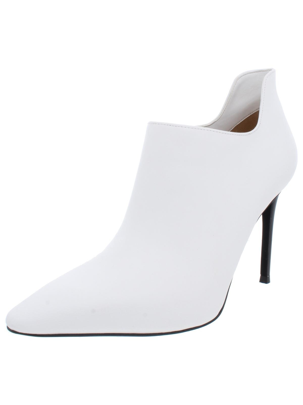 MICHAEL Michael Kors Womens Corrine Leather Ankle Booties White 8 Medium (B,M) | Walmart (US)