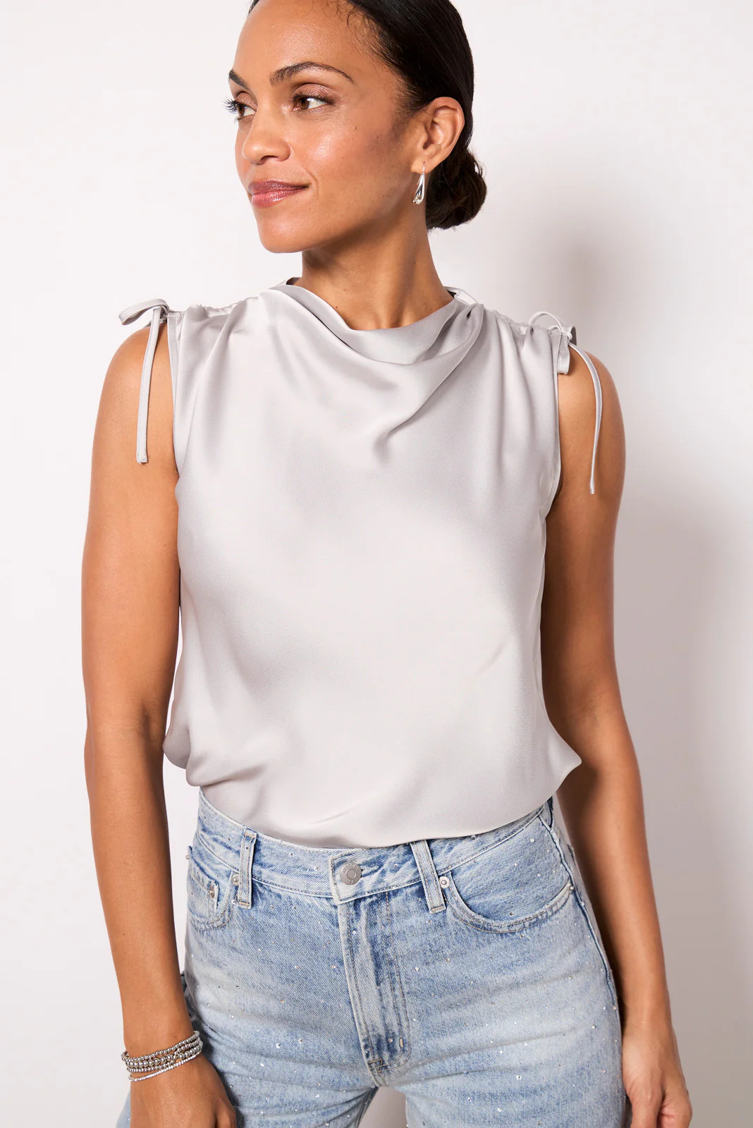 Saylor Tie Shoulder Top | Evereve