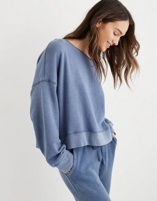 Aerie Sandy Fleece Sweatshirt | American Eagle Outfitters (US & CA)