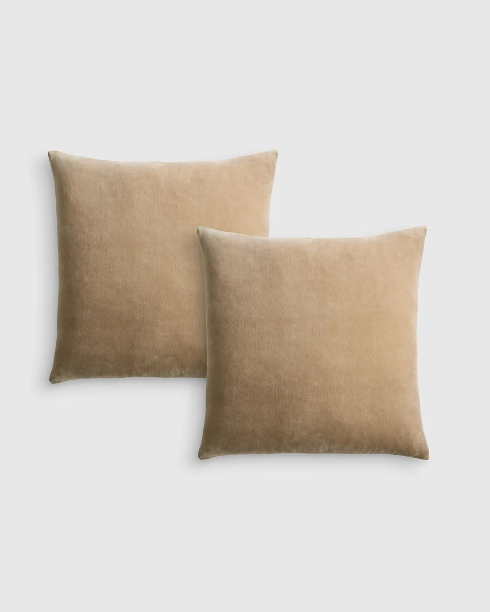 Classic Cotton Velvet Pillow Cover (Set of 2) | Quince