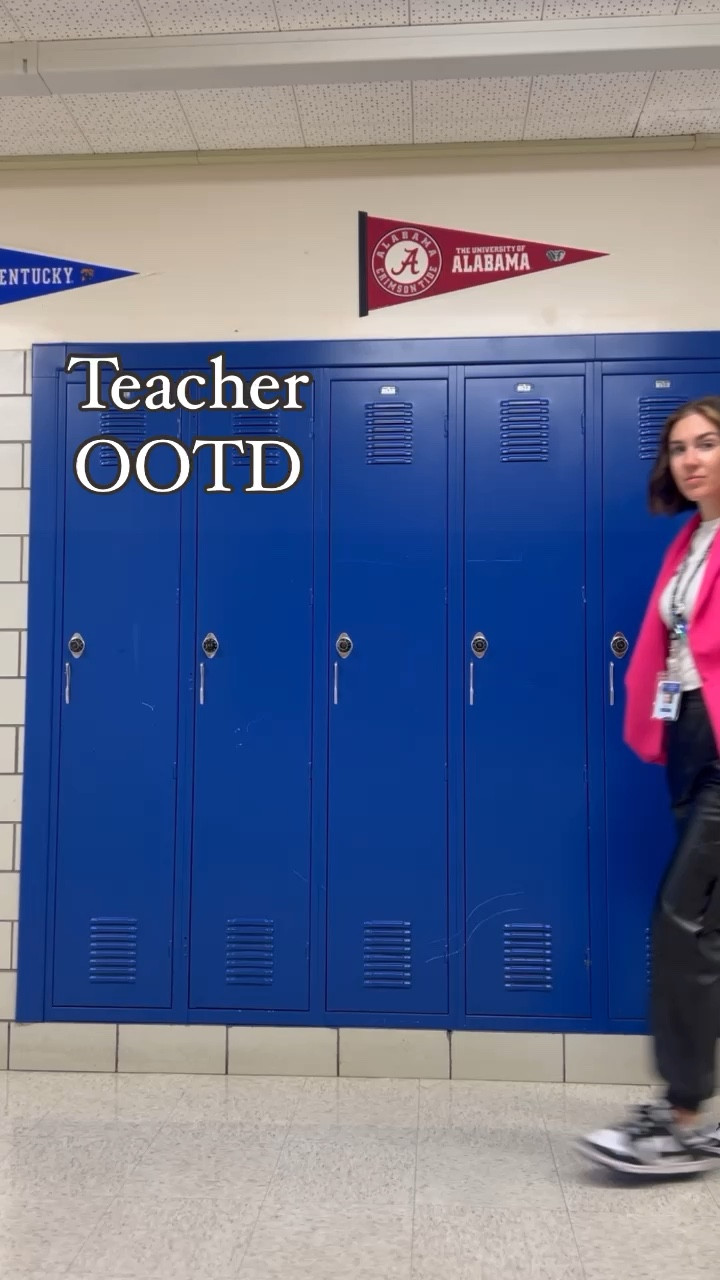 Teacher #ootd 👩🏽‍🏫 

I’m not a regular *teacher*, I’m a COOL *teacher*😎 I bought this pink blazer a year ago when I went to go see @meangirlsmusical but now that the @meangirls movie is being re-released, I had to bust it out for school! 

Comment “link” to get the shopping link sent straight to your inbox! 

Blazer- @amazon 
Top- @oldnavy 
Pants- @sheinofficial 
Kicks- @nike
Earrings- @amazon

#ootd #teacherootd #meangirls #meangirlsquotes #school #outfits #ltk #ltkfashion #shopthelook 

#LTKstyletip #LTKfindsunder50 #LTKworkwear