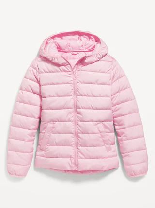 Water-Resistant Narrow-Channel Quilted Puffer Jacket for Girls | Old Navy (US)