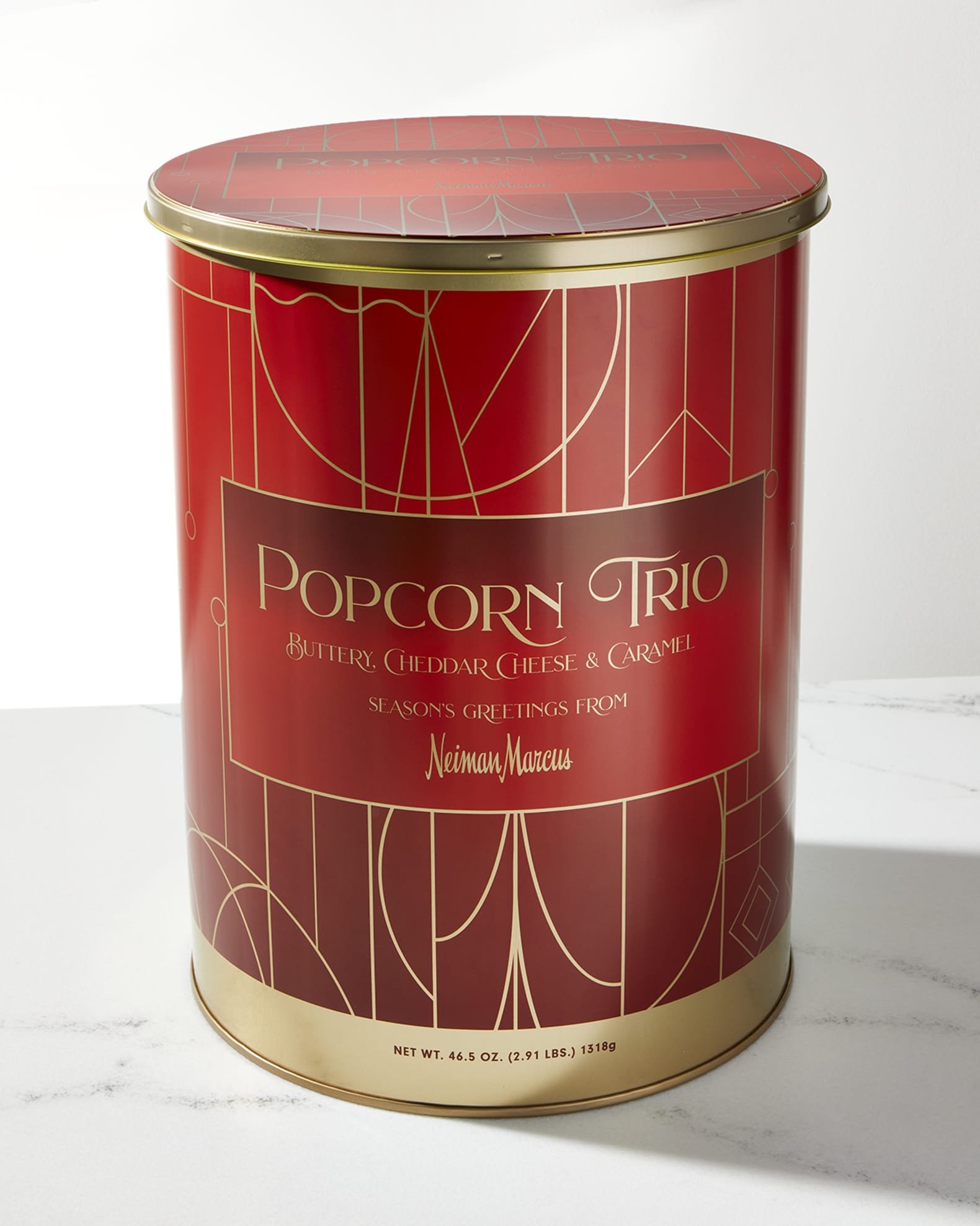 NM Annual Popcorn Tin | Neiman Marcus