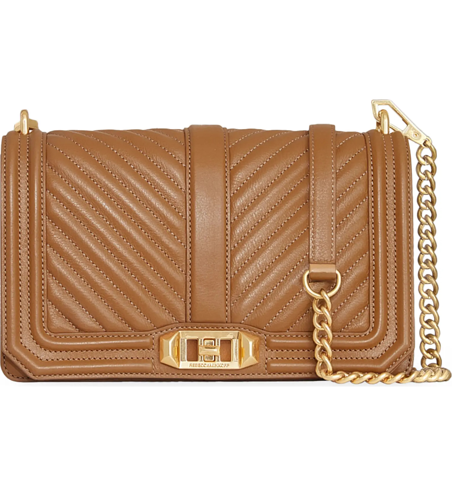 Chevron Quilted Love Leather Crossbody Bag | Nordstrom