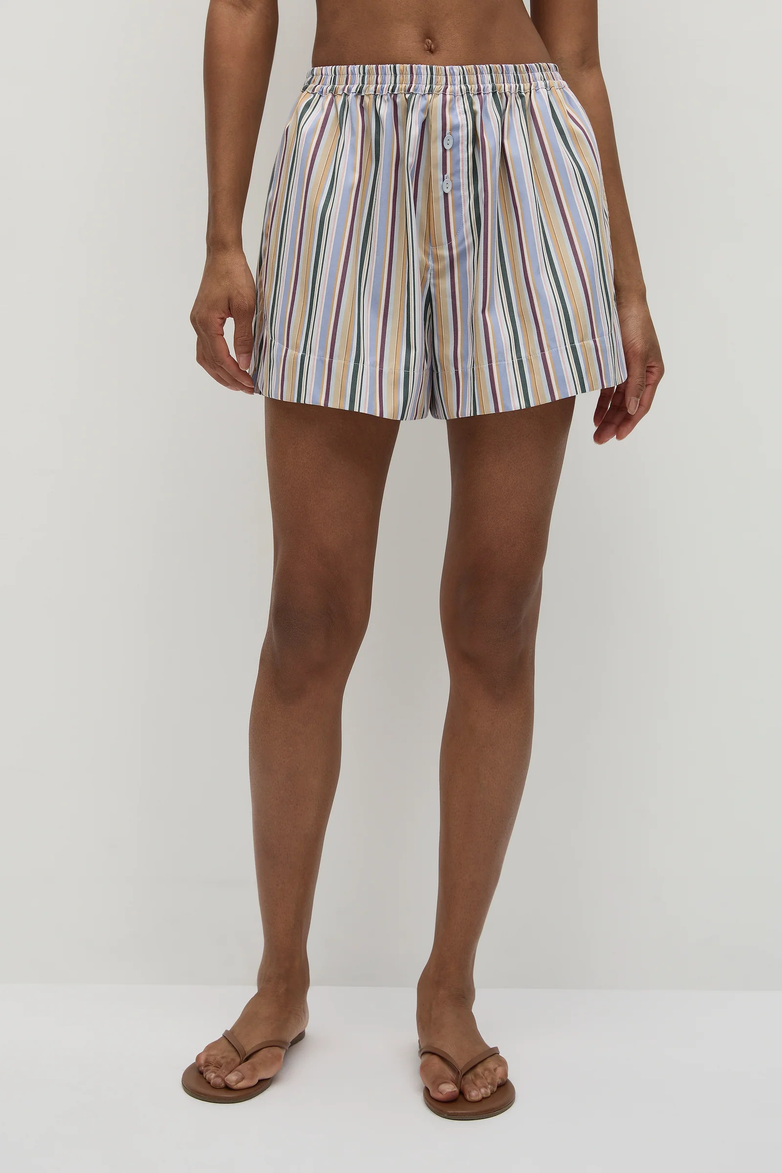 Lonia Shorts Sifnos Stripe | Faithfull (AU)