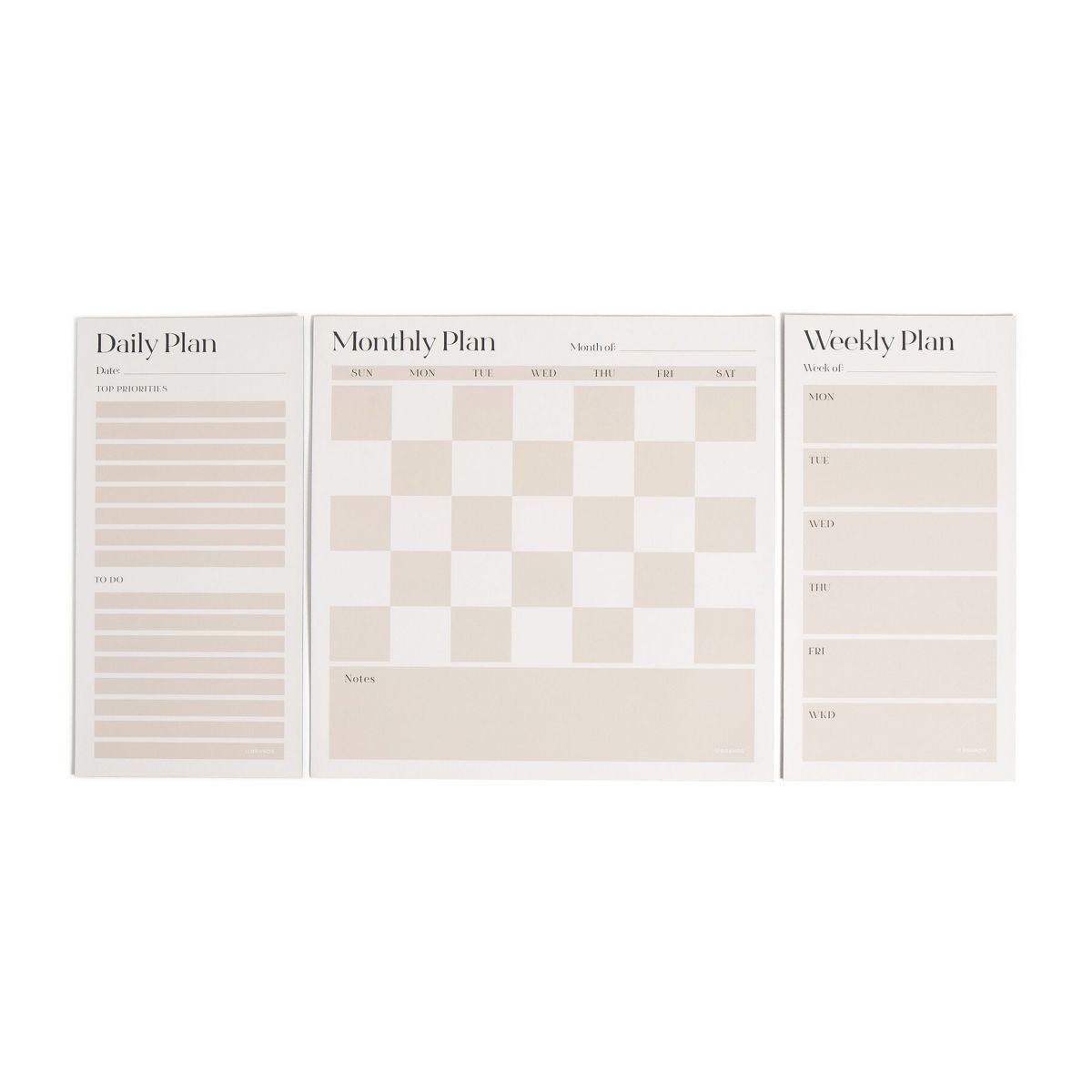 U Brands Vinyl Magnetic Planner Value Pack Checkerboard | Target