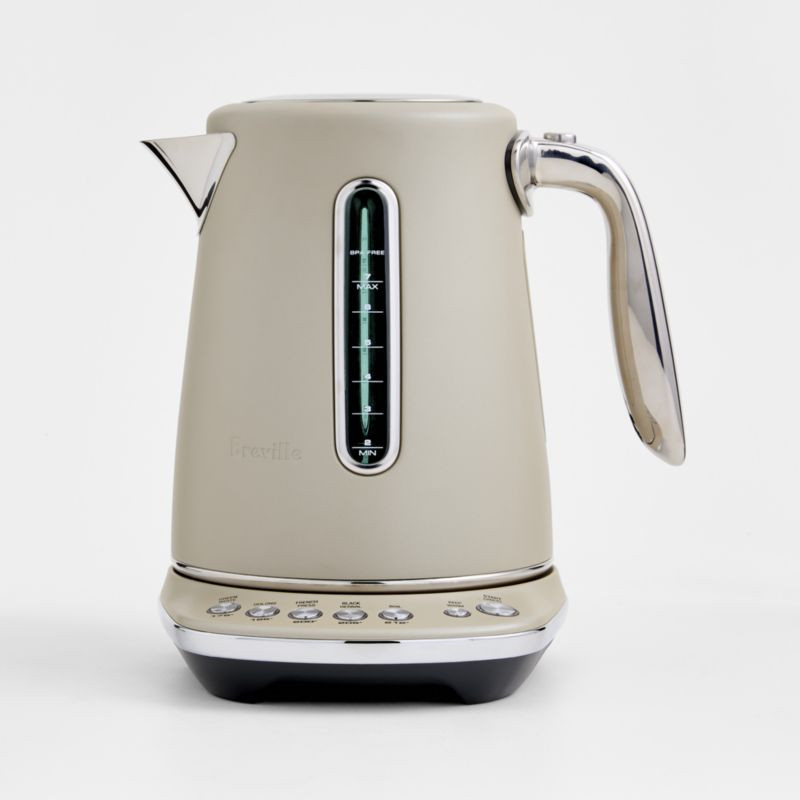Breville Luxe Smart Kettle in Almond Nougat | Crate & Barrel | Crate & Barrel