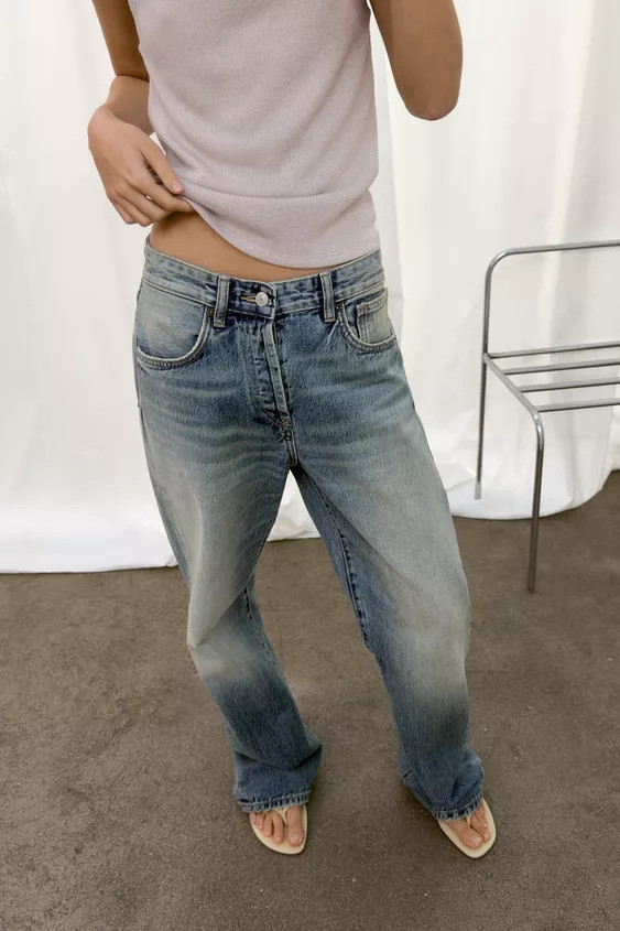 TRF MID-RISE BOYFRIEND JEANS | Zara US