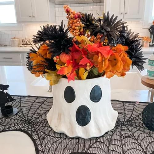 Ghost Bucket Decor, Ghost Vase, Ghost Planter Pot, Ghost Bucket Vase, Halloween Ghost Bucket, Ghost Vase Halloween, Halloween Ghost Planter for Home Decor | Amazon (US)