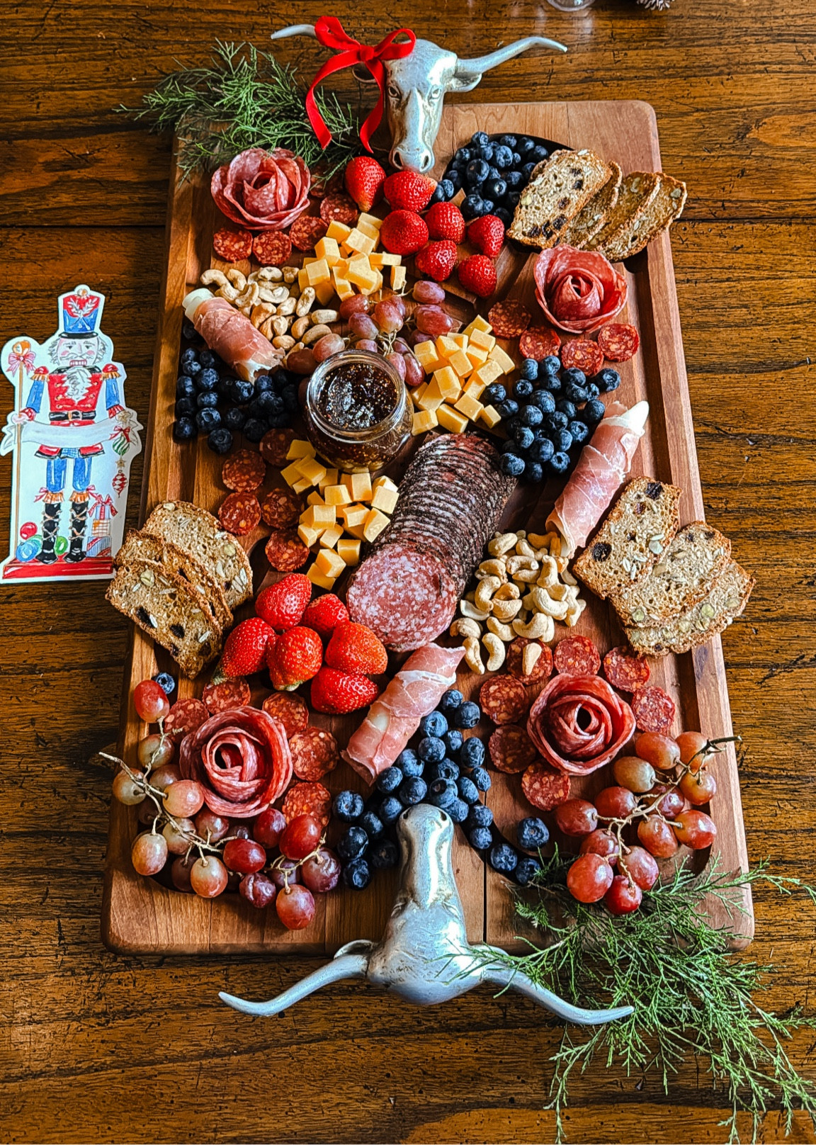 Christmas Charcuterie Board 🍓🎄🍇 🧀  #cheeseboard #charcuterie #hosting #holidaysnacks #christmas #foodie

#LTKHome #LTKHoliday #LTKSeasonal
