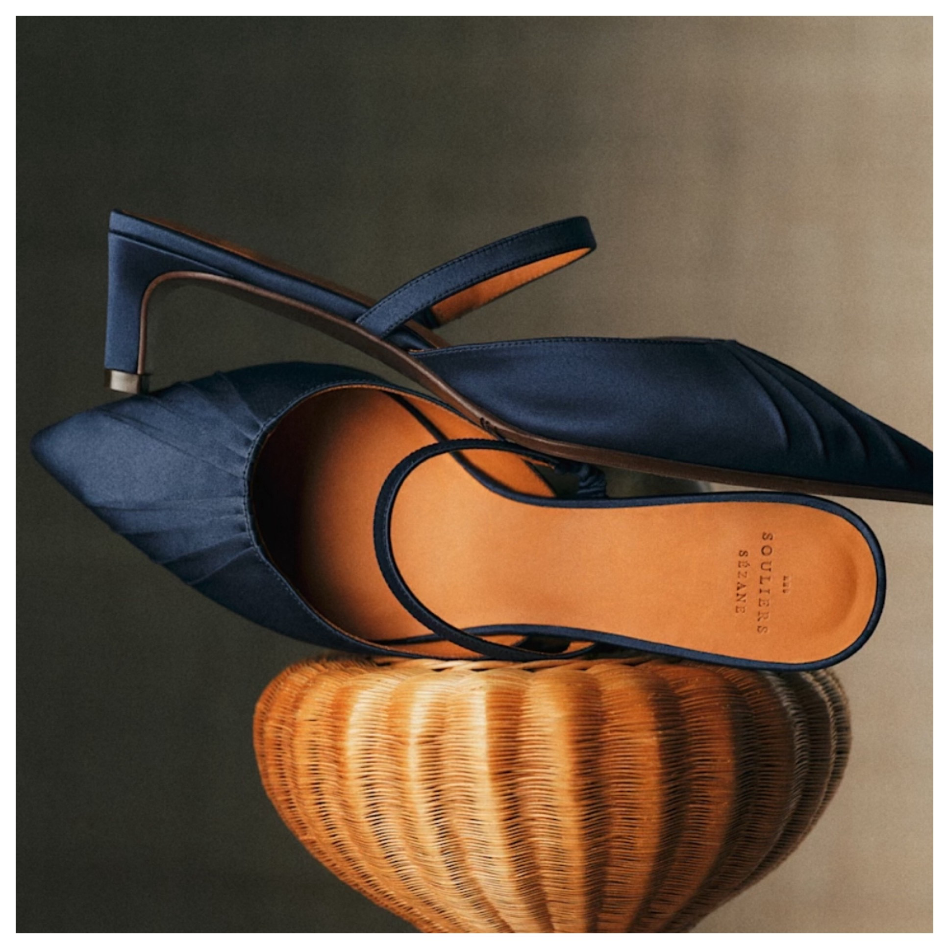 Gorgeous Navy Satin Slide. 

#LTKOver40 #LTKMidsize #LTKPetite