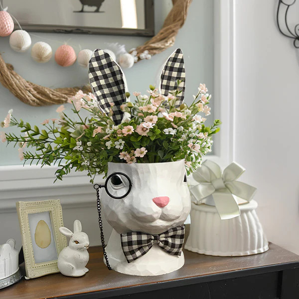 Bunny Decor Planter - Decor Steals | Decor Steals