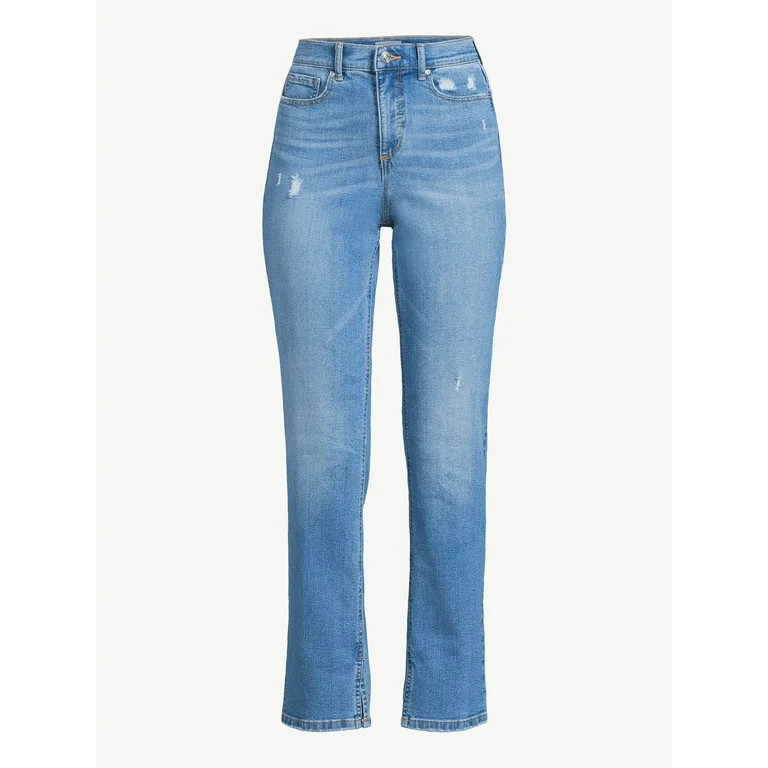 Sofia Jeans Women's Eden Slim Straight Super High Rise Classic 90s Jeans | Walmart (US)