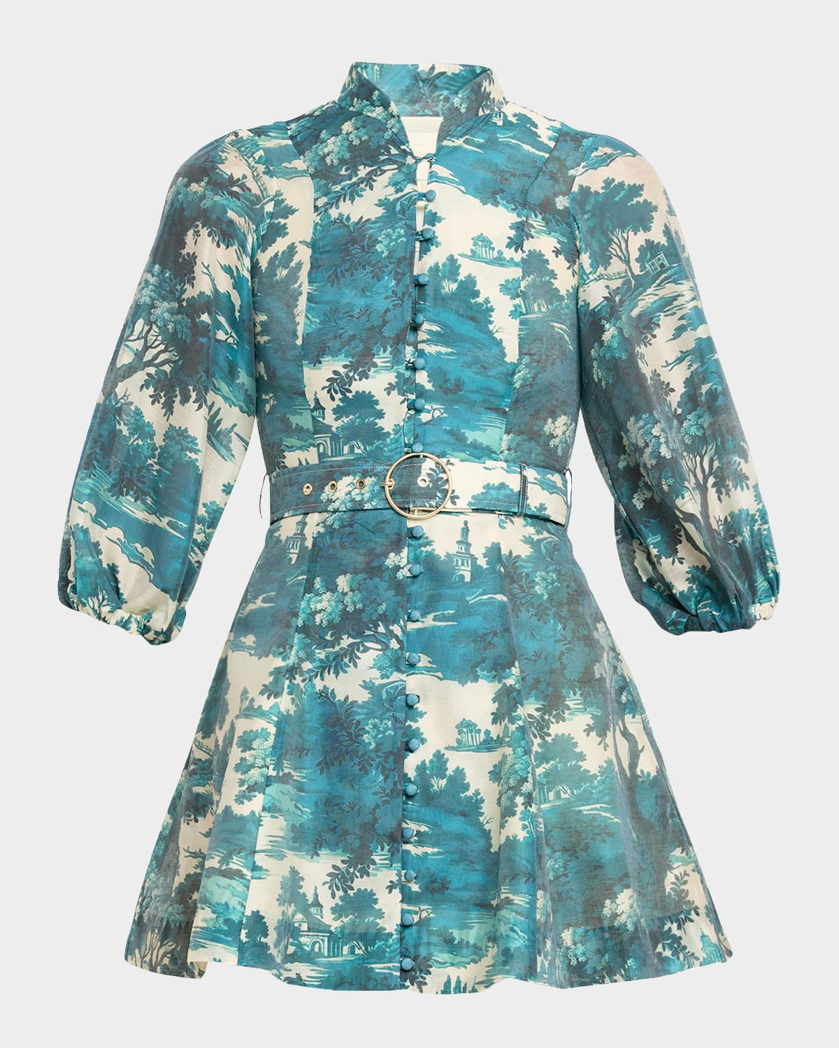 Valencia Belted Mini Dress | Neiman Marcus