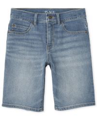 Boys Stretch Denim Shorts | The Children's Place  - BOOTH WASH | The Children's Place