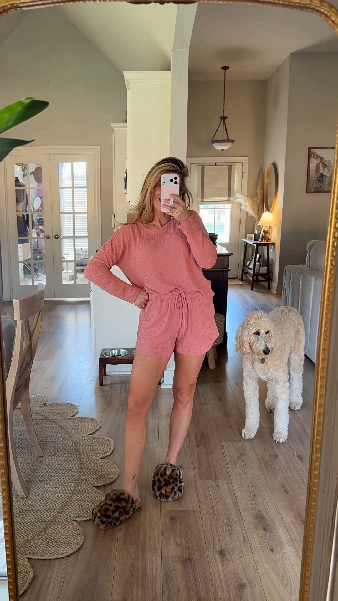 New pajamas for the new season ahead. 🍁 All three of these are so soft next to the skin. Love the satin sleepwear set with leopard details and this robe is exactly want I want to reach for first thing in the mornings. ☀️🙌🏻

Cozy robe, fall pajamas, satin pajamas, two piece pajamas set, pajama shorts set, puff slippers, house slippers, leopard slippers, pjs

#LTKmorningroutine #LTKOver40 #LTKmomlife