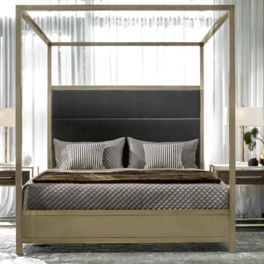 Dodsworth Upholstered Canopy Bed | Wayfair North America