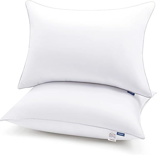 CozyLux Pillows Queen Size Set of 2 , Hotel Quality Bed for Sleeping 2 Pack , Cooling Side Back a... | Amazon (US)