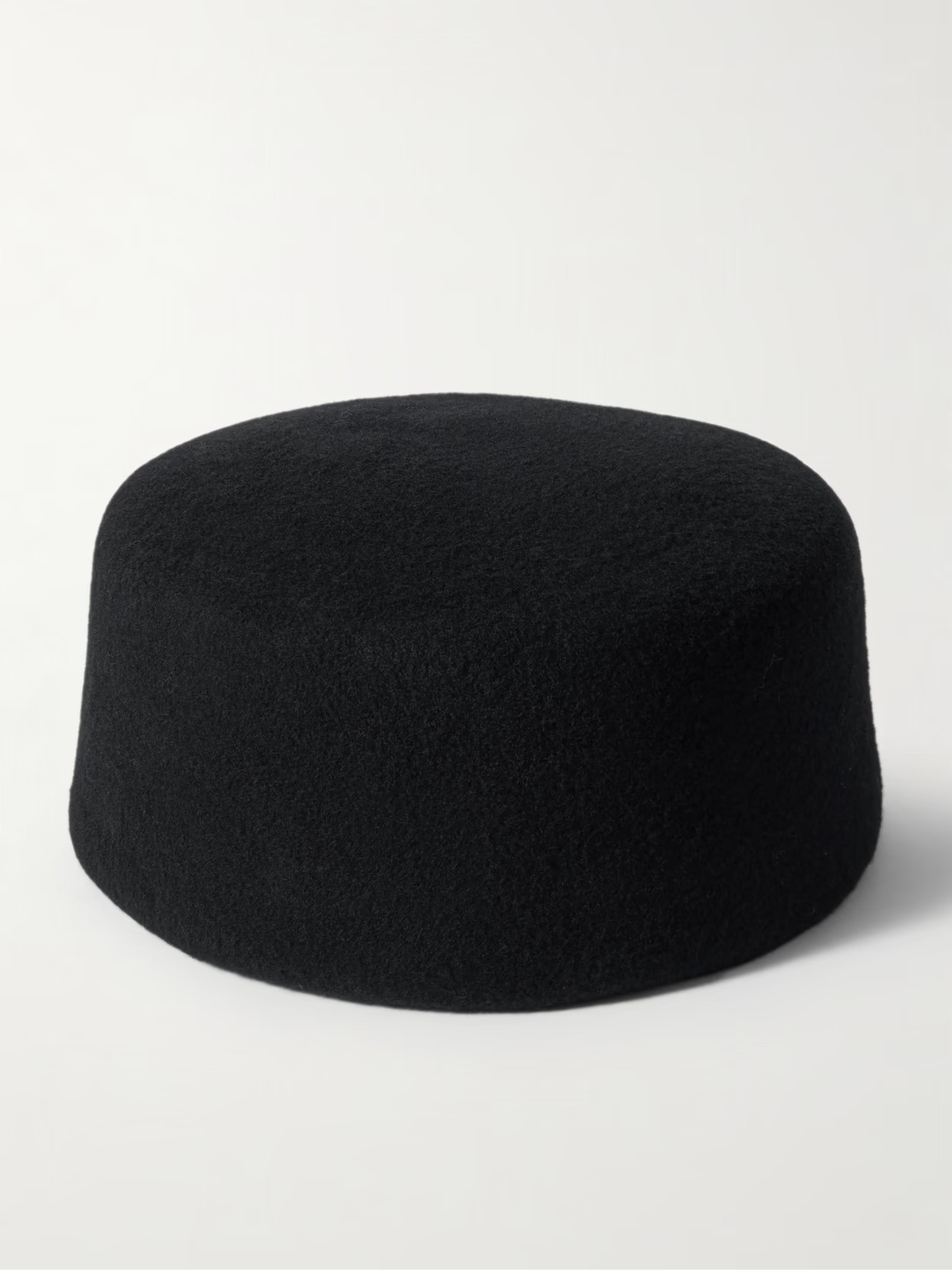 Gigi Burris - Lauren Wool-felt Flat Cap - Black | NET-A-PORTER (US)