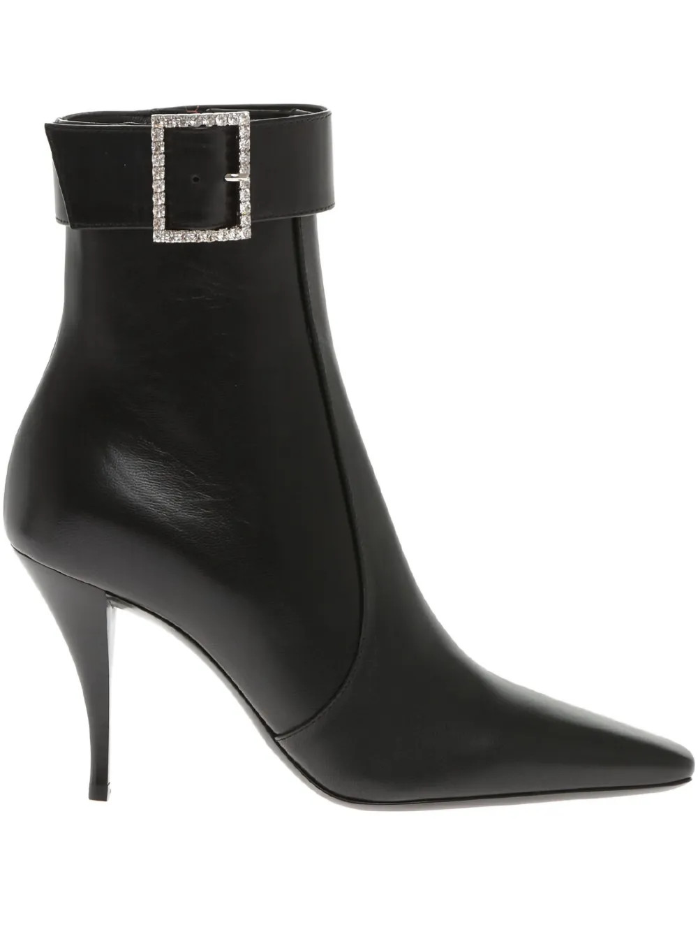 90mm Claude leather boots | Farfetch Global