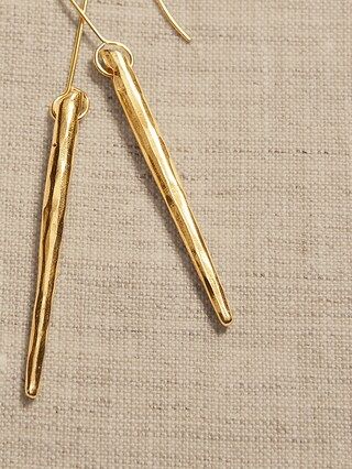 Metal Spear Drop Earrings | Aureus + Argent | Banana Republic Factory