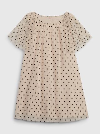 Toddler Flutter-Sleeve Tulle Dress | Gap (US)