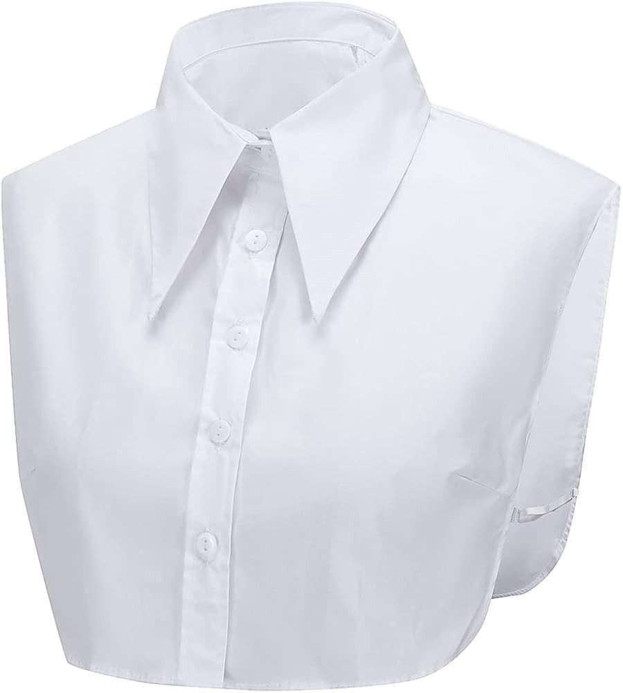 LoudSung Fake Collar Detachable Half Shirt Blouse False Collar Elegant for Women Girls | Amazon (US)